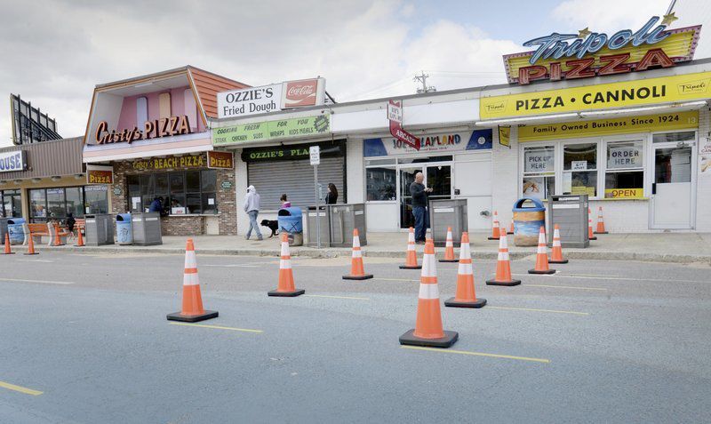Salisbury Beach pizza shops reopen with new social distancing plan